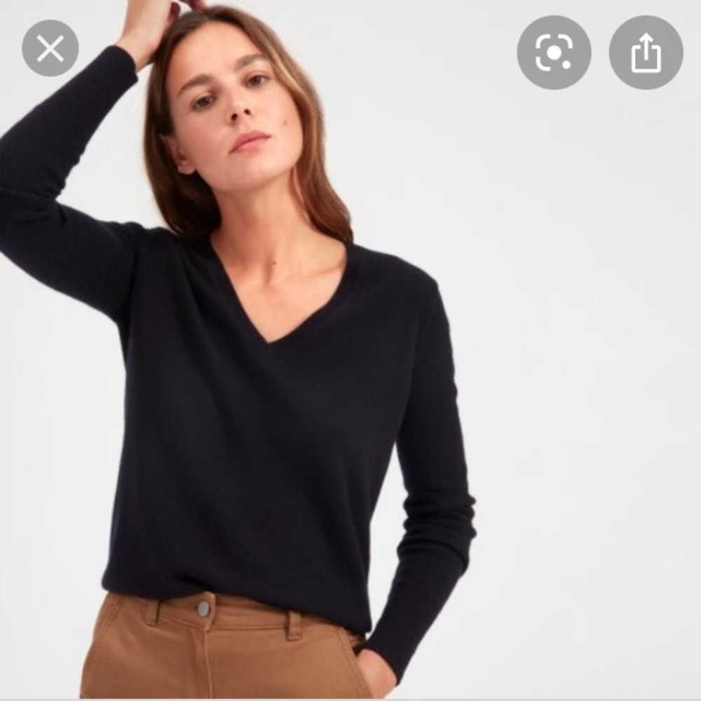 Everlane Cashmere V Neck Sweater
